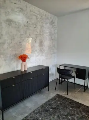 Ein Sitzbereich in der Unterkunft Zentral-kostenloses Parken-Mediapaket-Balkon-EN5