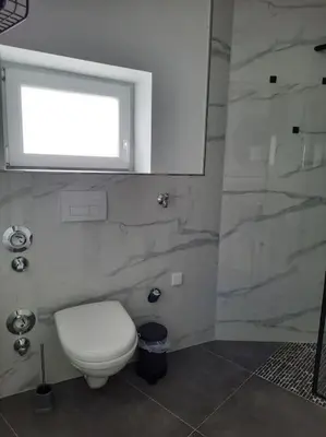 Ein Badezimmer in der Unterkunft Zentral-kostenloses Parken-Mediapaket-Balkon-EN5
