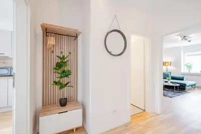 Grundriss der Unterkunft FeWo Horst - Moderne 2 Zimmerwohnung im Herzen von GE-Horst nähe Amphitheather und Arena AufSchalke