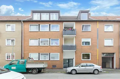 Das Gebäude in dem sich die Ferienwohnung befindet