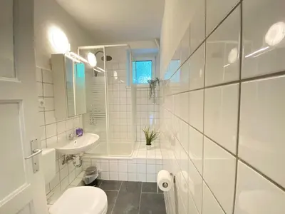 Ein Badezimmer in der Unterkunft Nice Apartment in Wuppertal