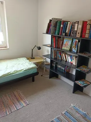 Die Bibliothek in der Ferienwohnung