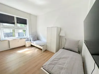 Ein Sitzbereich in der Unterkunft Apartment mit großer Küche, 4 Personen