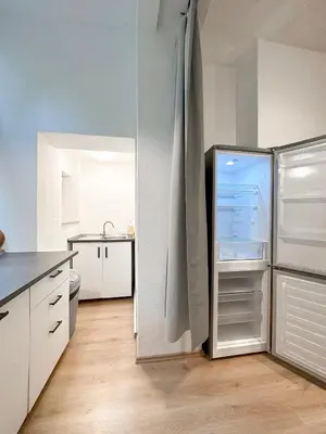 Küche/Küchenzeile in der Unterkunft Apartment mit großer Küche, 4 Personen