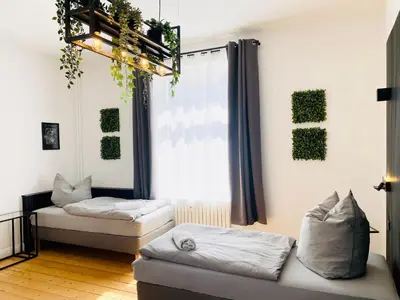 Ein Bett oder Betten in einem Zimmer der Unterkunft Moderne Apartments I zentral I großer Parkplatz