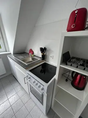 Küche/Küchenzeile in der Unterkunft RENT SOLUTION - Apartments in Herne - bis zu 10 Personen