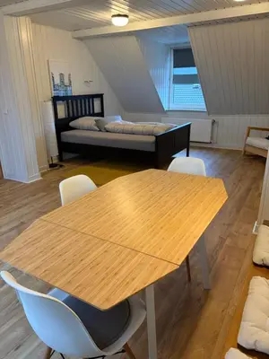 Ein Bett oder Betten in einem Zimmer der Unterkunft Gemütliches privates Apartment