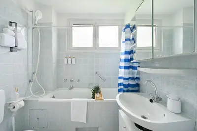 Ein Badezimmer in der Unterkunft Beautiful and stylish 1-Bedroom with Kitchen and King size bed