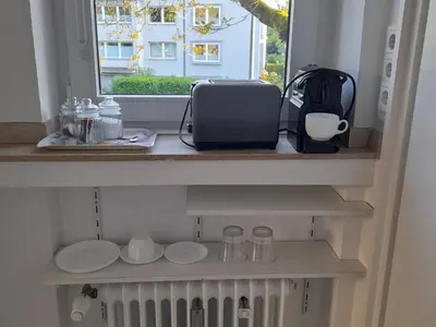 Kaffee-/Teezubehör in der Unterkunft Tiny Apartment