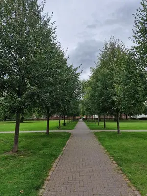 Ein Garten an der Unterkunft Hemich-Esch