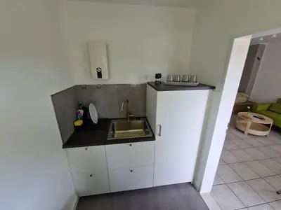 Küche/Küchenzeile in der Unterkunft Apartment1