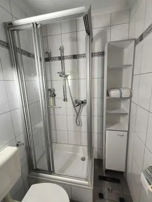 Ein Badezimmer in der Unterkunft 2 Zimmer Apartement mit Balkon bei Düsseldorf