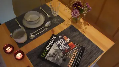 Essen in der Ferienwohnung oder in der Nähe