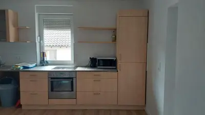 Küche/Küchenzeile in der Unterkunft Haus Blankenagel