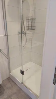 Ein Badezimmer in der Unterkunft Haus Blankenagel