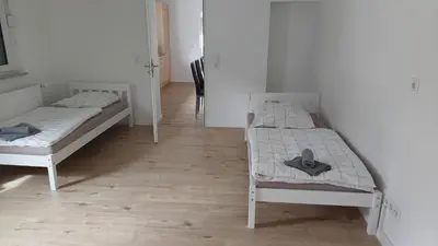 Ein Bett oder Betten in einem Zimmer der Unterkunft Haus Blankenagel