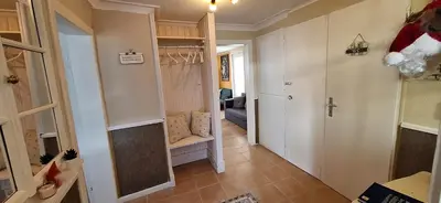 Ein Bett oder Betten in einem Zimmer der Unterkunft Ferienhaus Hof