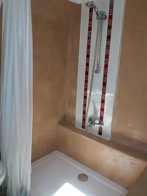 Ein Badezimmer in der Unterkunft Gemütliche Wohnung mit Balkon, verkehrsgünstig gelegen