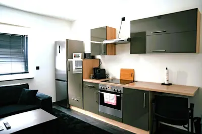 Küche/Küchenzeile in der Unterkunft E&S Apartments 1