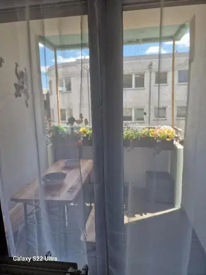 Ein Balkon oder eine Terrasse in der Unterkunft Apartment am Konzerthaus