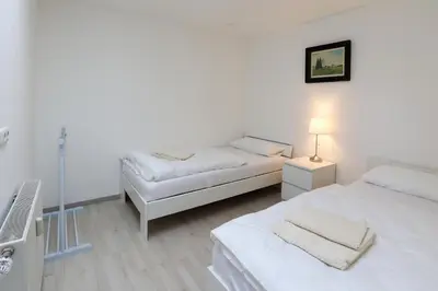 Ein Bett oder Betten in einem Zimmer der Unterkunft Apartment Nähe Düsseldorf Airport Messe