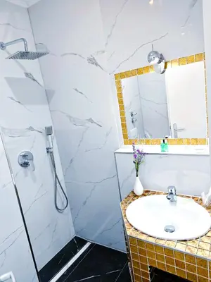 Ein Badezimmer in der Unterkunft Jakz Hotel