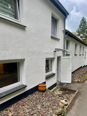 Das Gebäude in dem sich die Ferienwohnung befindet