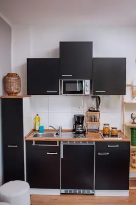 Küche/Küchenzeile in der Unterkunft sunny & cozy - Netflix - WIFI - City - 4 Person
