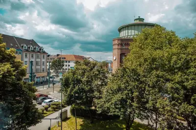 Grundriss der Unterkunft sunny & cozy - Netflix - WIFI - City - 4 Person