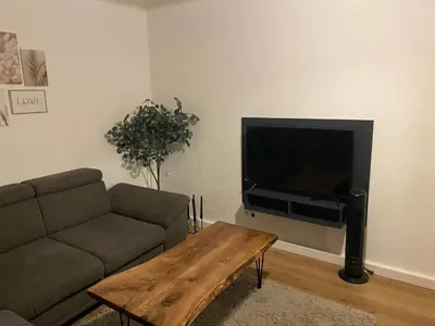 Ein Sitzbereich in der Unterkunft Schöne und sehr zentrale Wohnung im Herzen von Gelsenkirchen