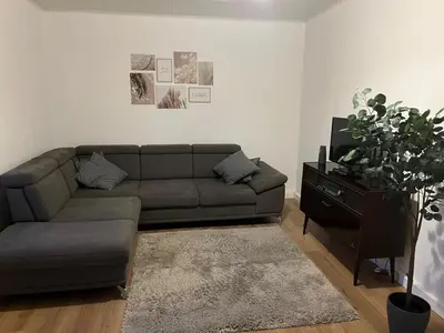 Ein Sitzbereich in der Unterkunft Schöne und sehr zentrale Wohnung im Herzen von Gelsenkirchen