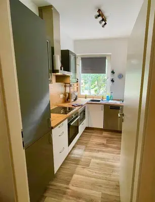 Küche/Küchenzeile in der Unterkunft Wohnung in toller Lage in Essen