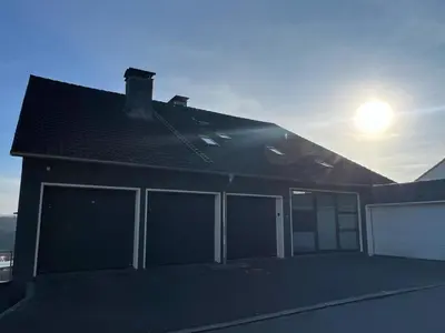 Das Gebäude in dem sich die Ferienwohnung befindet