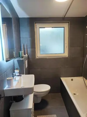 Ein Badezimmer in der Unterkunft Charmantes Apartment in Hagen