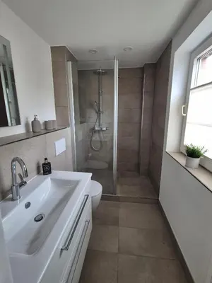 Ein Badezimmer in der Unterkunft Märchenhaftes Wohnen am Stadtrand von Dortmund