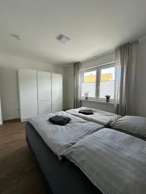 Ein Bett oder Betten in einem Zimmer der Unterkunft Haltern Seeliebe