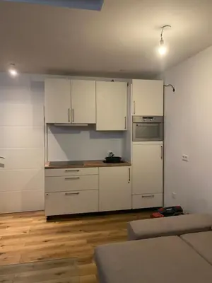 Küche/Küchenzeile in der Unterkunft Minos Bungalow