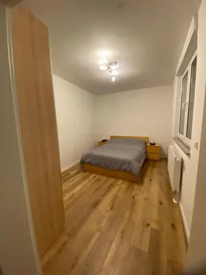 Ein Bett oder Betten in einem Zimmer der Unterkunft Minos Bungalow