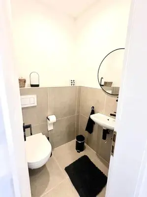 Ein Badezimmer in der Unterkunft WohnTRAUM 140qm - 10 Personen - City - Nähe DUS & Dortmund & Köln & Essen