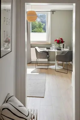 Ein Sitzbereich in der Unterkunft Stylisches Apartment, Parkplatz, Nähe DUS & Dortmund & Köln & Essen