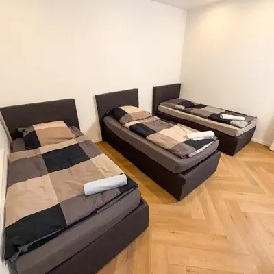 Ruhr Business Apartments Essen Apartment mit 5 Einzelbetten Privat Parkplatz