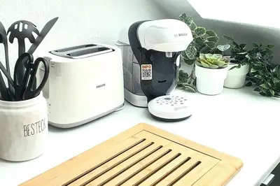 Kaffee-/Teezubehör in der Unterkunft Ferien und Business Appartement mit Loggia