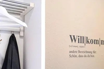 Grundriss der Unterkunft Ferien und Business Appartement mit Loggia
