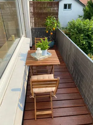 Ein Balkon oder eine Terrasse in der Unterkunft Stilvolles Domizil im Zentrum von Unna