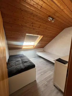 Ein Bett oder Betten in einem Zimmer der Unterkunft 24-7 Living - Fully Equipped Apartment in Waltrop with Top Connection