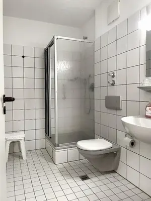 Ein Badezimmer in der Unterkunft Willi-Michels-Bildungsstätte
