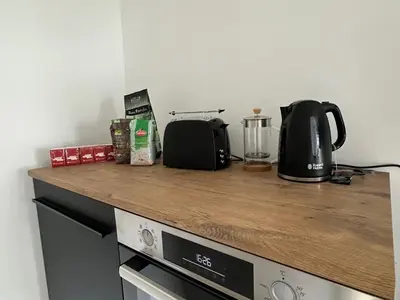 Küche/Küchenzeile in der Unterkunft Seibel's SUITES - Luxus 2 Room Flat in best Rüttenscheid