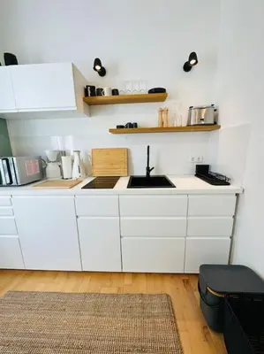 Küche/Küchenzeile in der Unterkunft TOP Apartment in Elberfeld - Nähe DUS & Dortmund & Köln & Essen