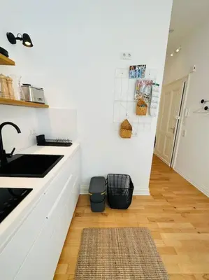 Küche/Küchenzeile in der Unterkunft TOP Apartment in Elberfeld - Nähe DUS & Dortmund & Köln & Essen