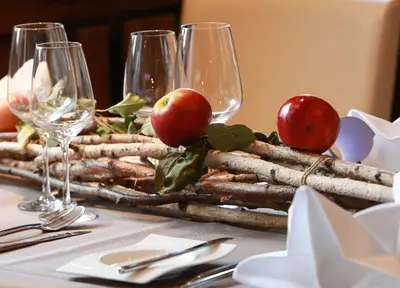 Essen im Hotel oder in der Nähe